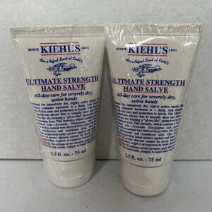 NEW 2x Kiehl's Ultimate Strength Hand Salve 2.5oz / 75ml